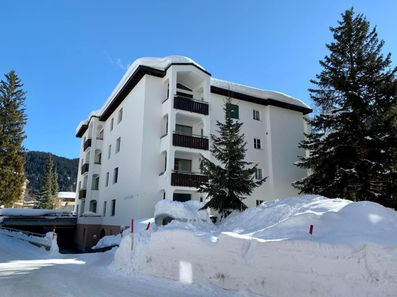 Ferienwohnung Gian, Zentral Mit Garagenstellplatz Davos Exterior foto